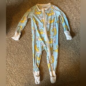 0-3 month little sleepies bamboo zippy